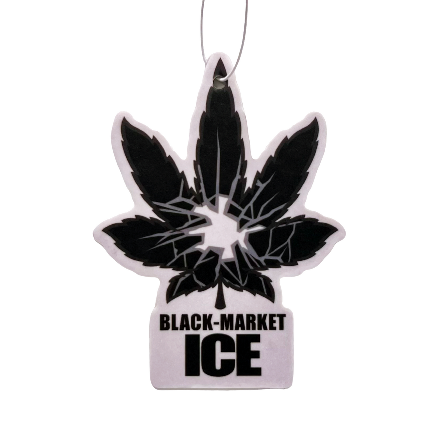 Black-Market Ice Hanging Leaf Air Freshener