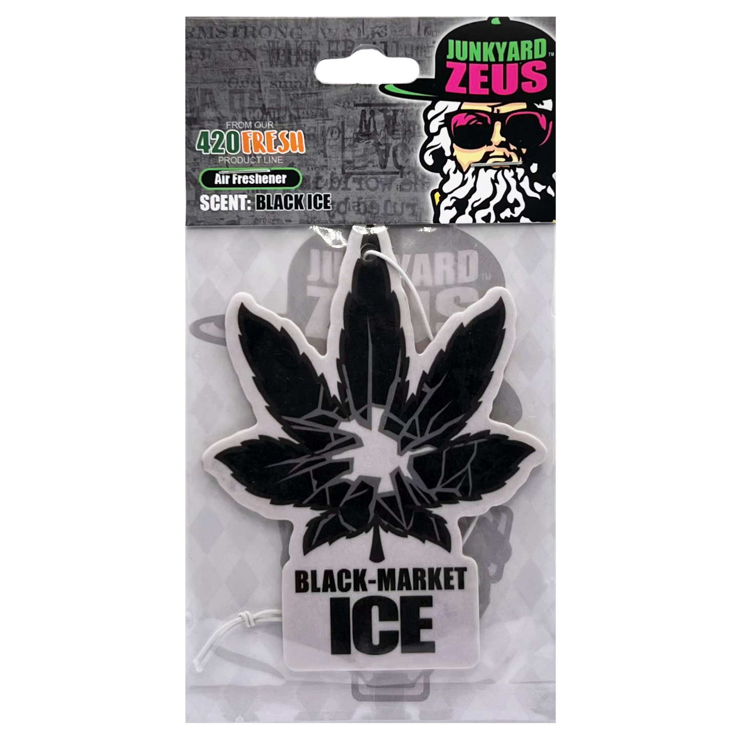 Black-Market Ice Hanging Leaf Air Freshener