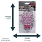 Bubble Gum Ganja Hanging Leaf Air Freshener