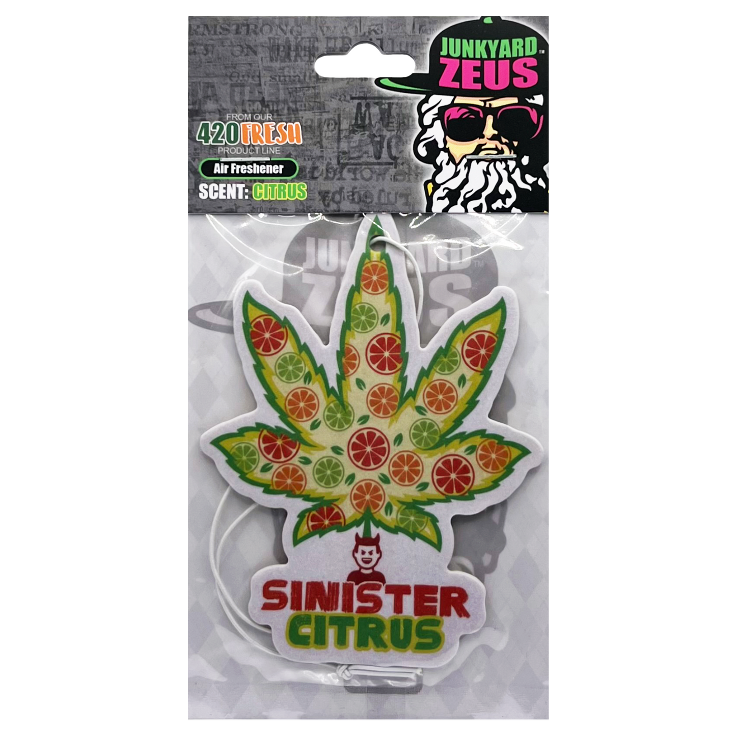 Sinister Citrus Hanging Leaf Air Freshener