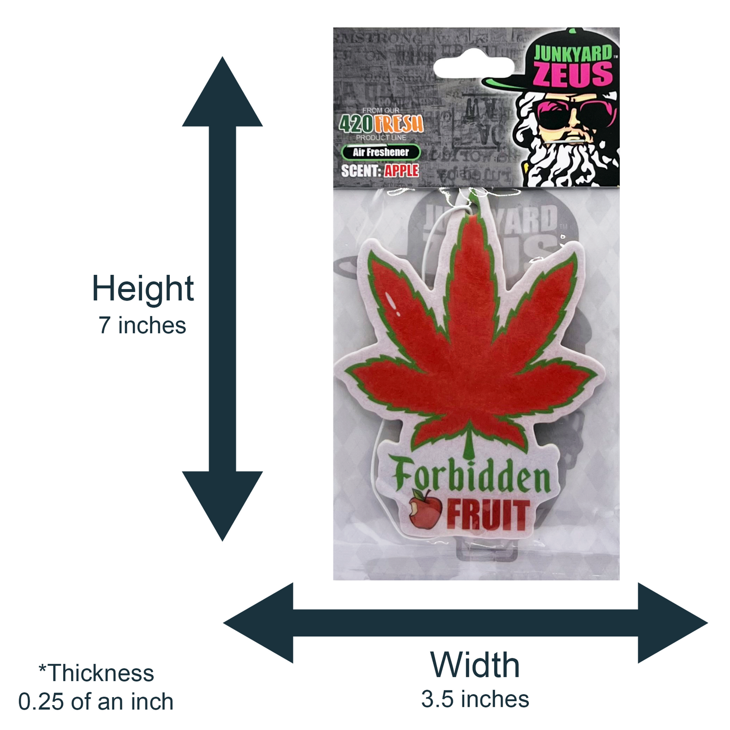 Tropical Fruit Punch Hanging Leaf Air Freshener Combo