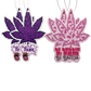 Grape Bubblegum Hanging Leaf Air Freshener Combo