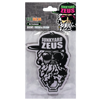 Junkyard Zeus Logo (B&W) Hanging Air Freshener