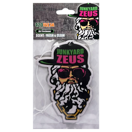 Junkyard Zeus Logo (FULL COLOR) Hanging Air Freshener