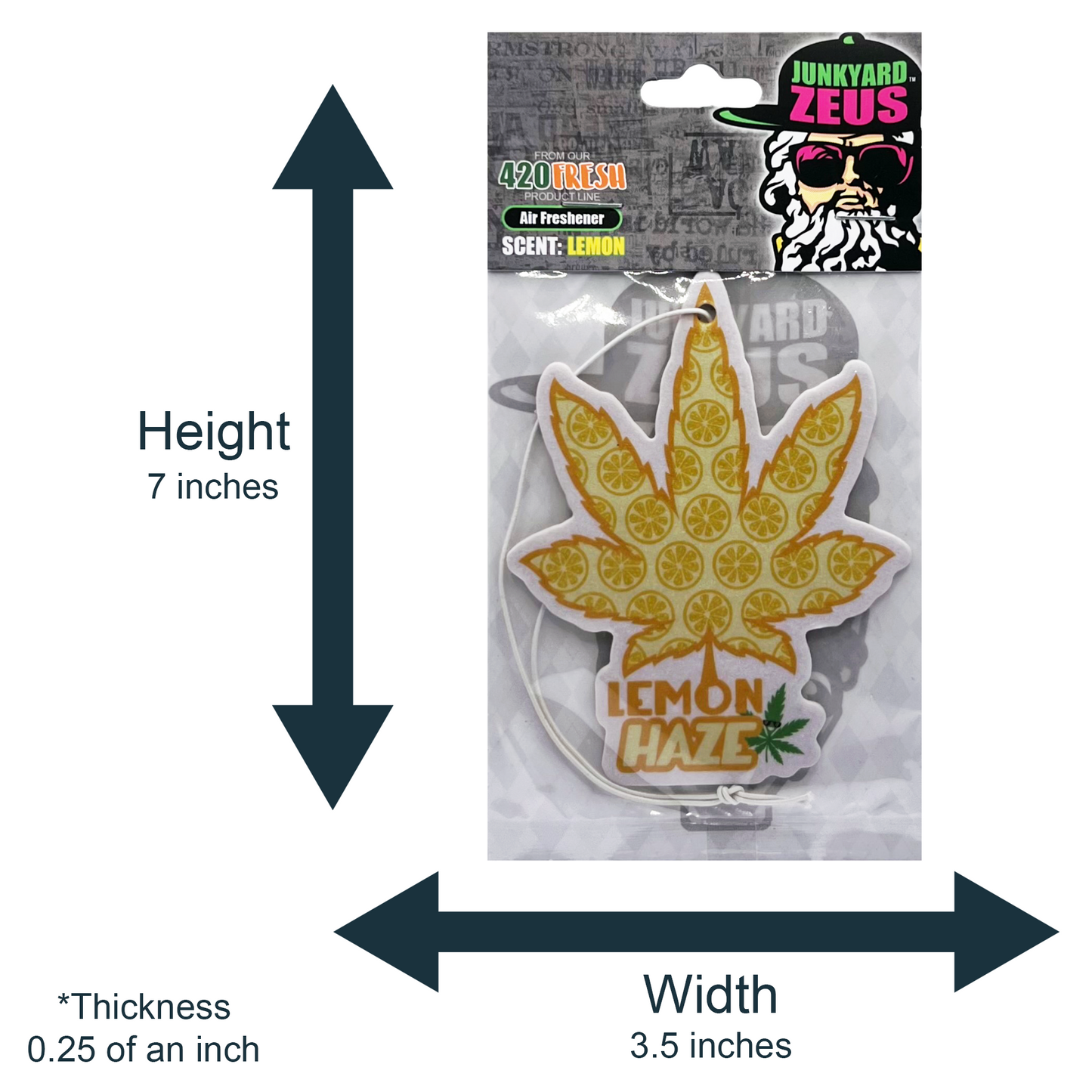 Lemon Haze Hanging Leaf Air Freshener