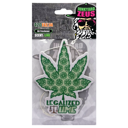 Legalized Lime Hanging Leaf Air Freshener