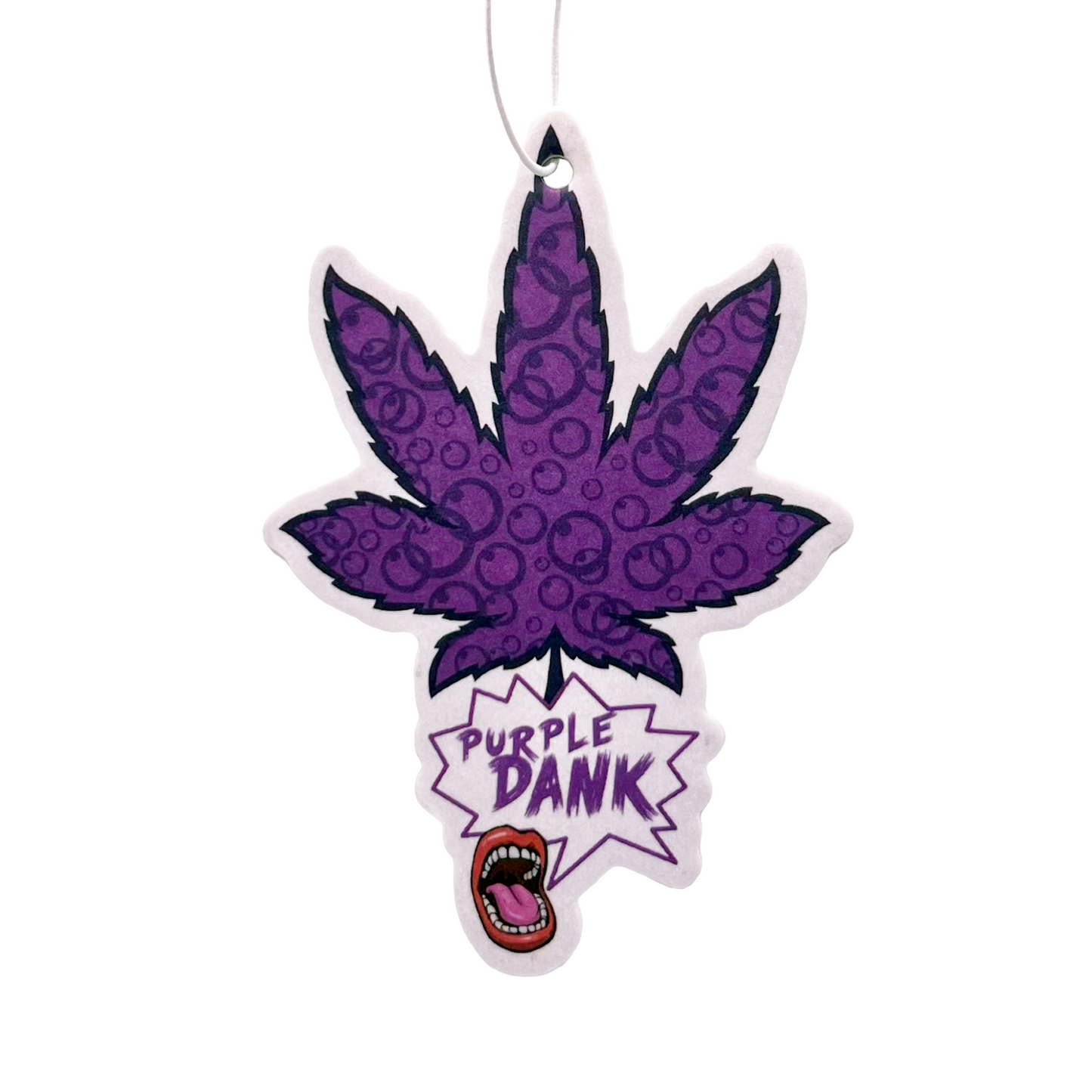 Purple Dank Hanging Leaf Air Freshener