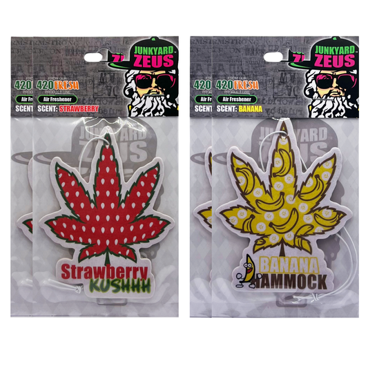 Strawberry Banana Hanging Leaf Air Freshener Combo