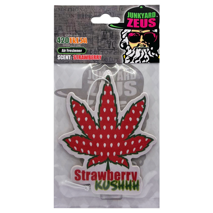 Strawberry Kushhh Hanging Leaf Air Freshener