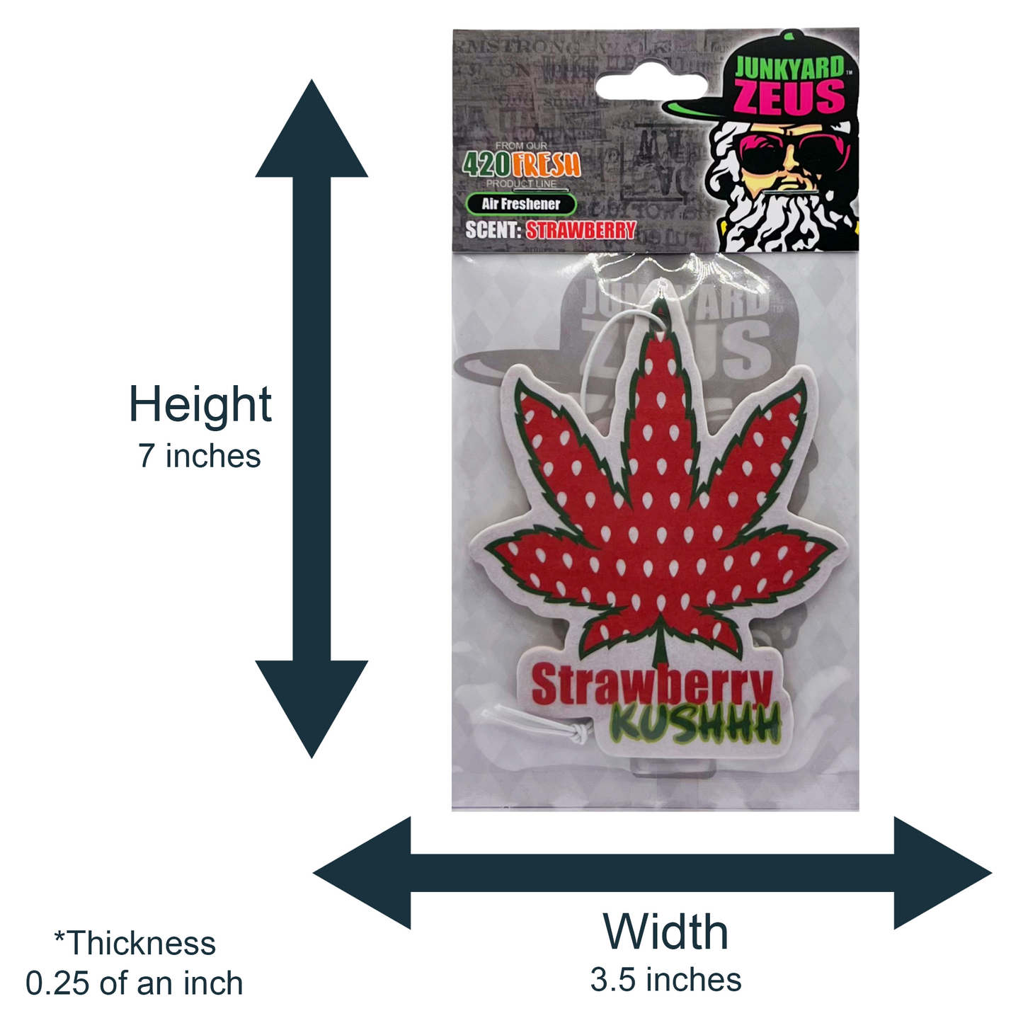 Strawberry Watermelon Hanging Leaf Air Freshener Combo