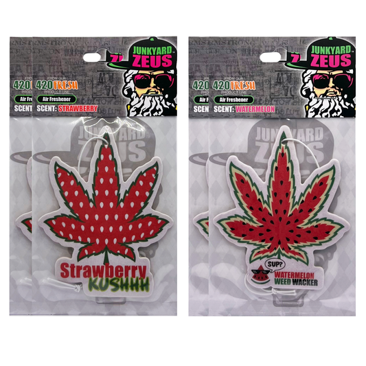 Strawberry Watermelon Hanging Leaf Air Freshener Combo