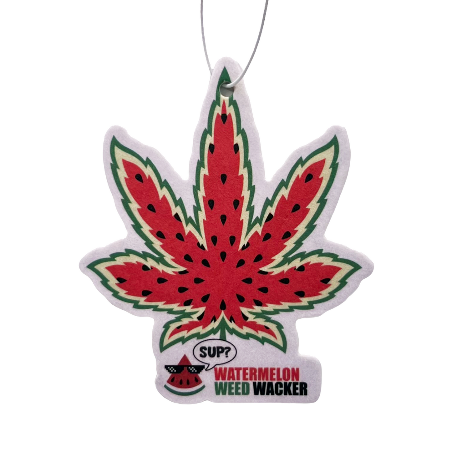 Watermelon Weed Wacker Hanging Leaf Air Freshener