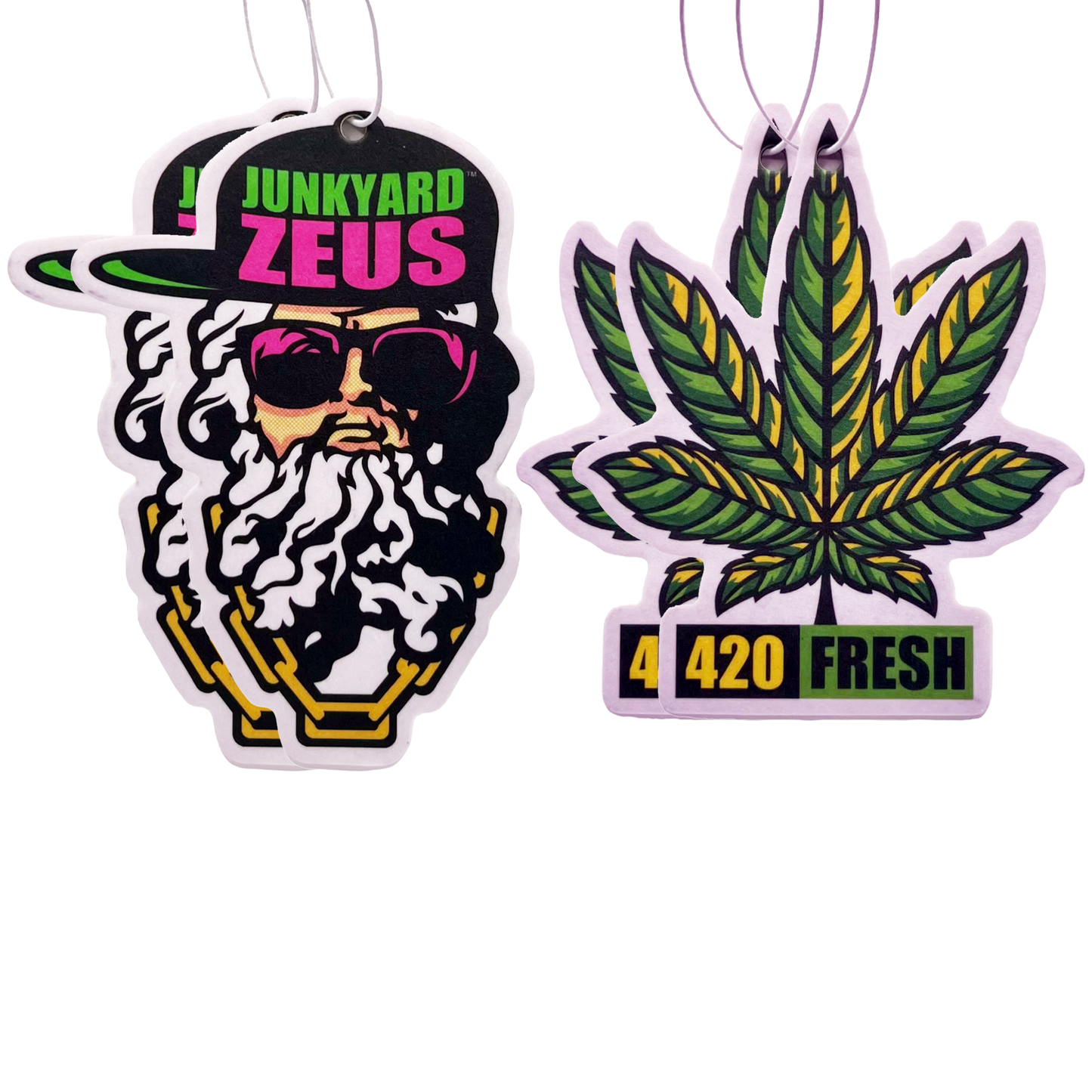 Zeus and Leaf Hanging Leaf Air Freshener Combo