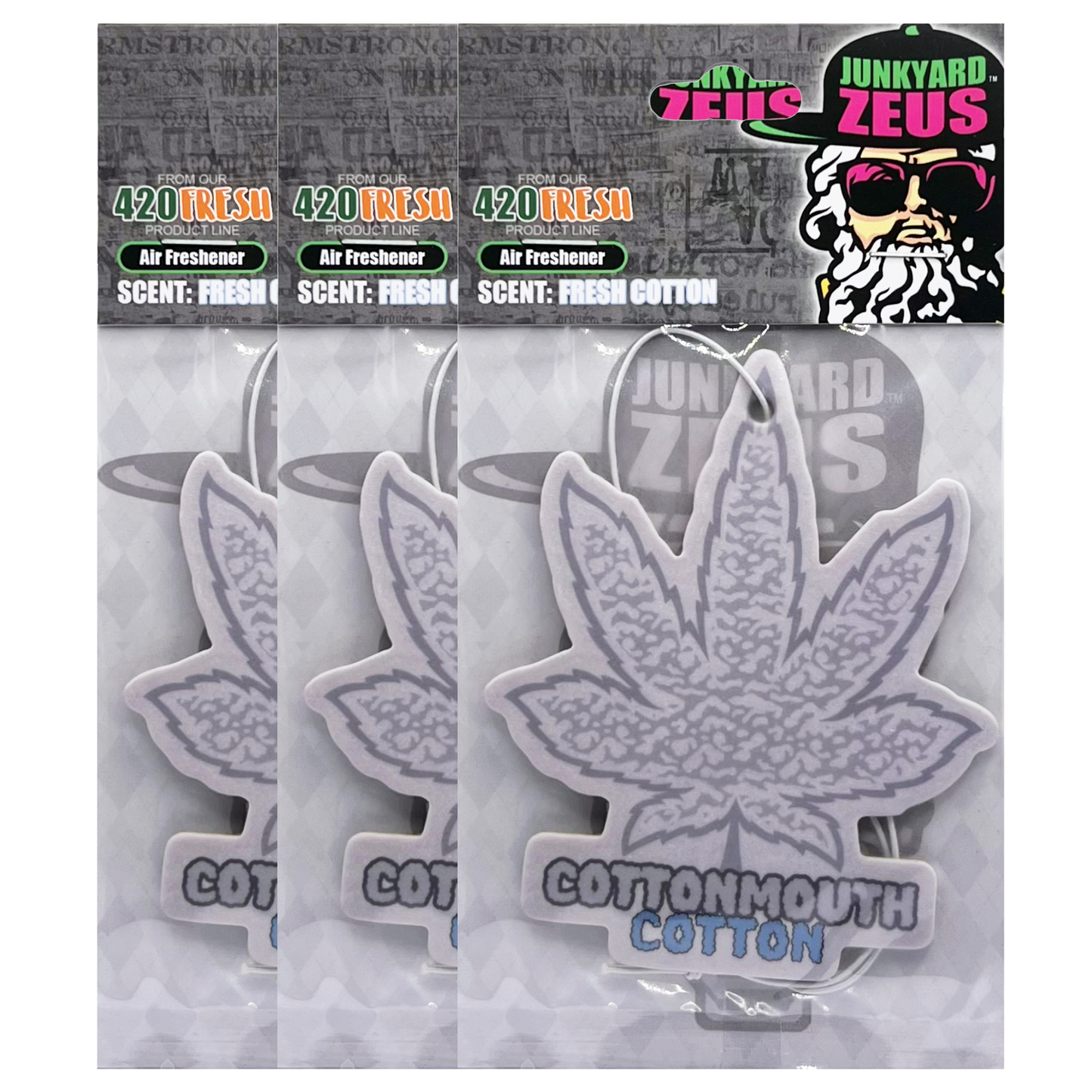 Cottonmouth Cotton Hanging Leaf Air Freshener