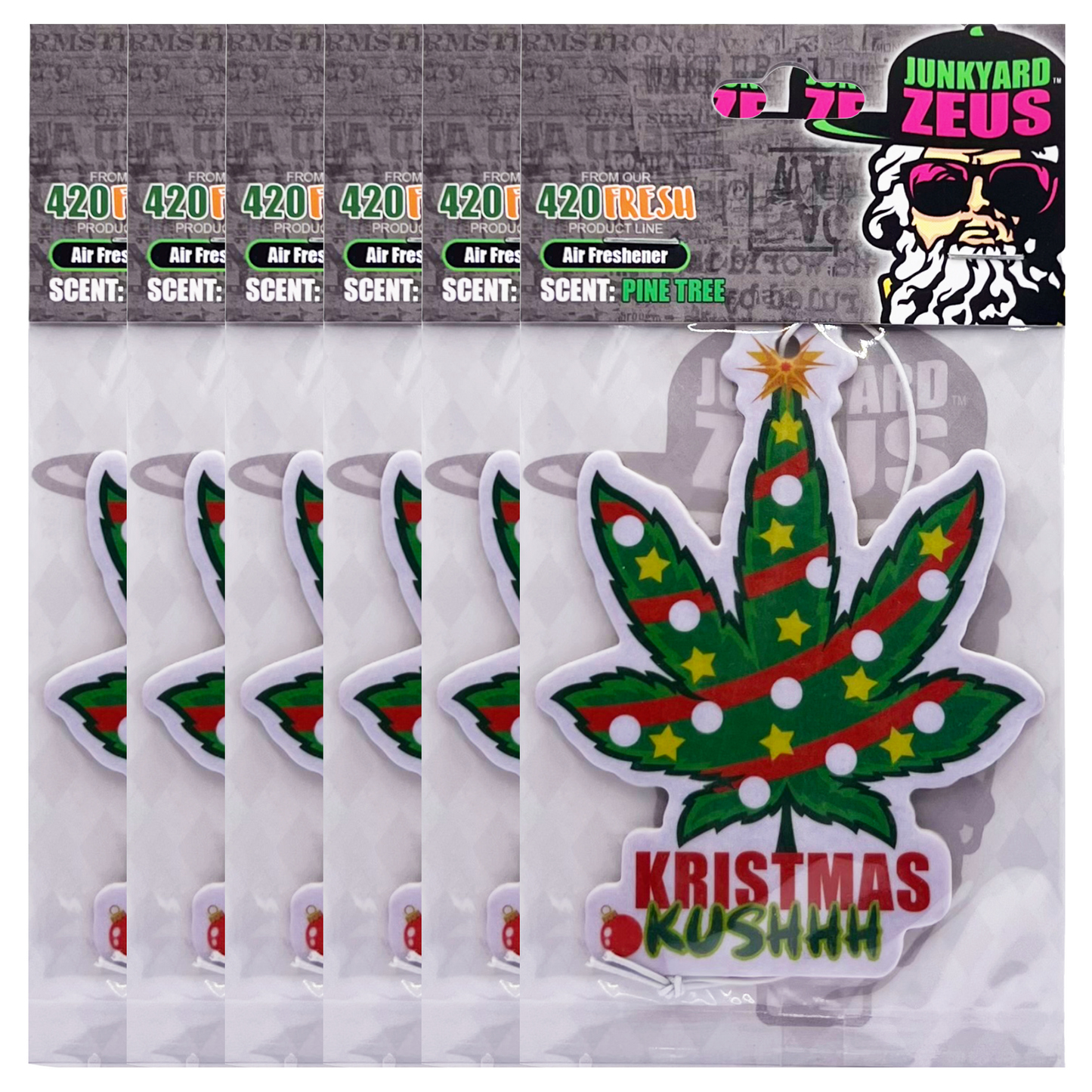 Kristmas Kushhh Hanging Leaf Air Freshener