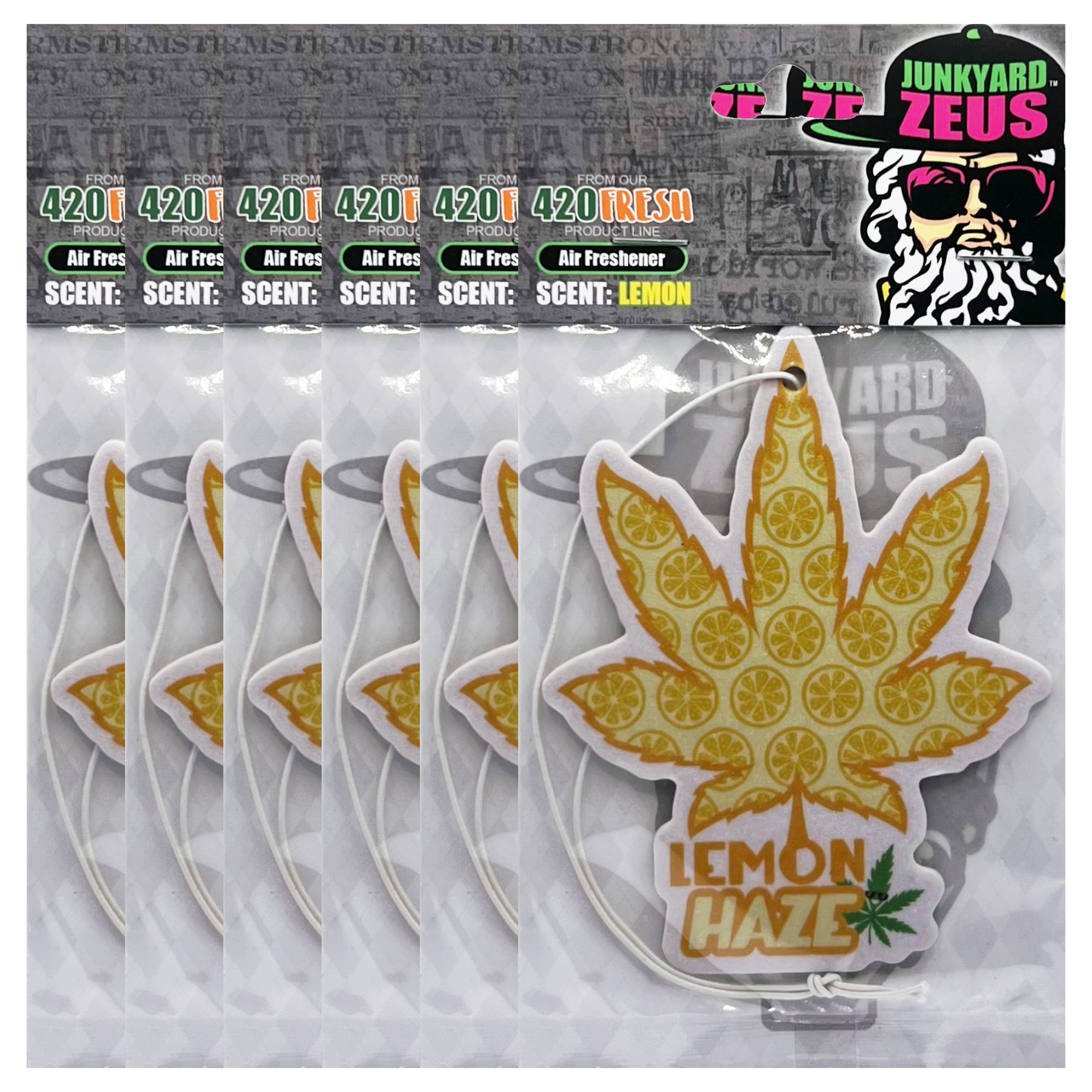 Lemon Haze Hanging Leaf Air Freshener