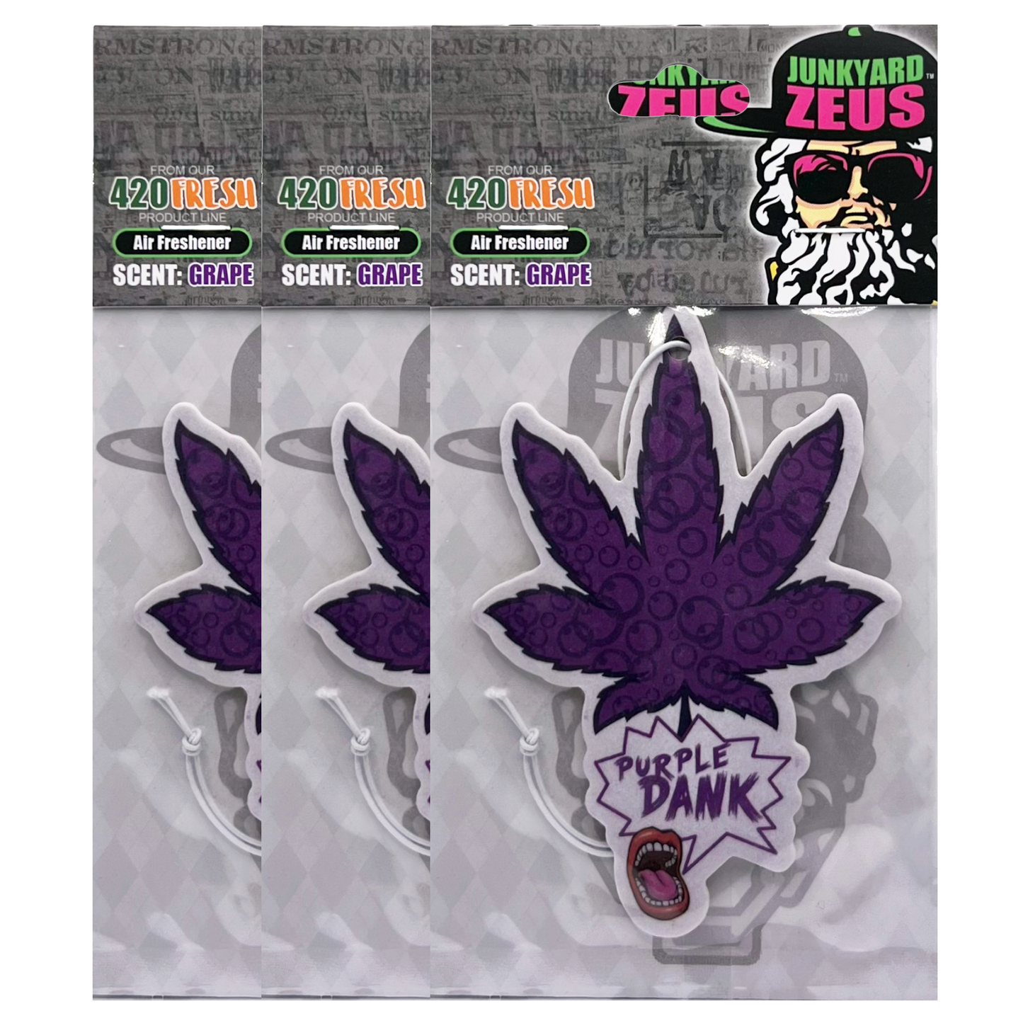 Purple Dank Hanging Leaf Air Freshener