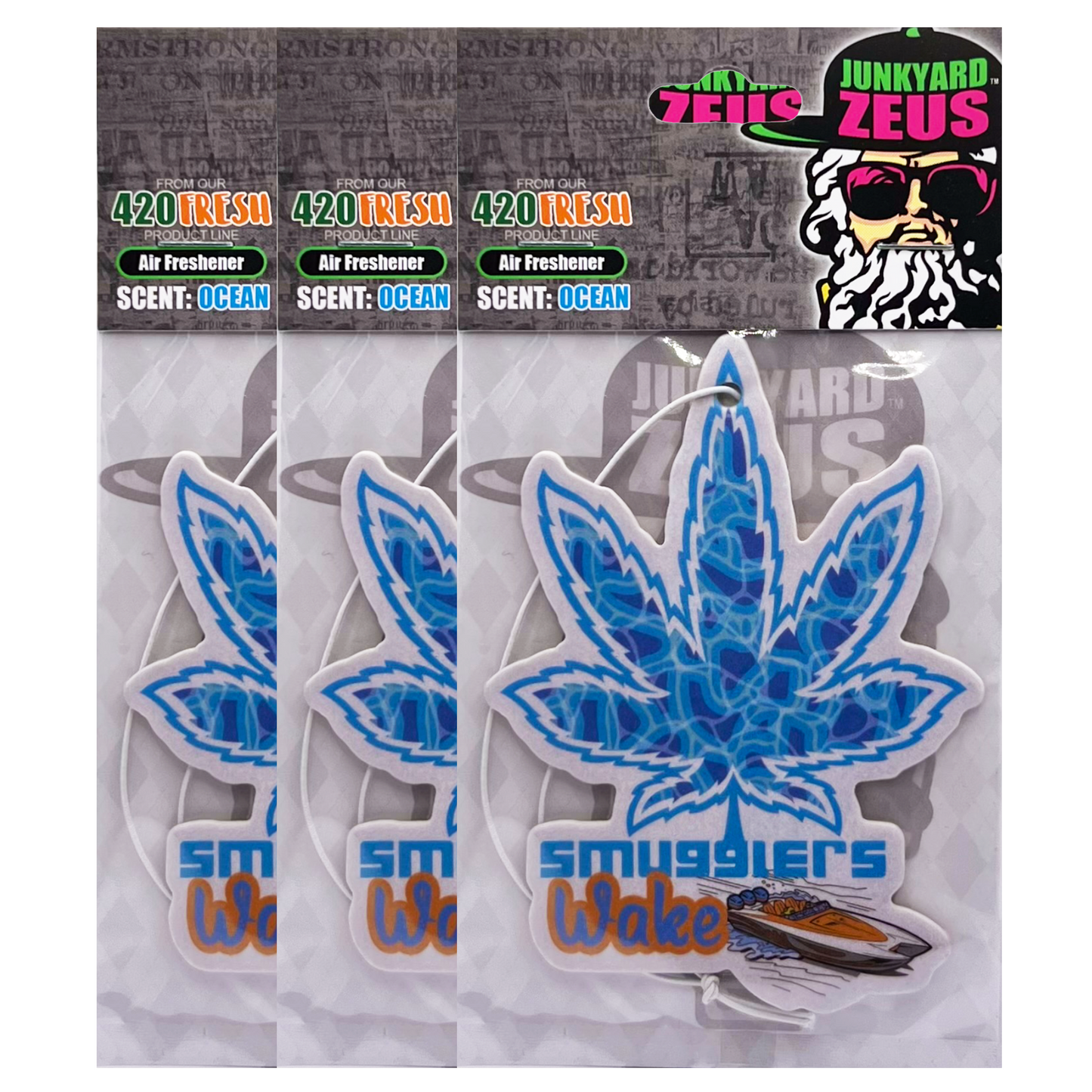 Smugglers Wake Hanging Leaf Air Freshener